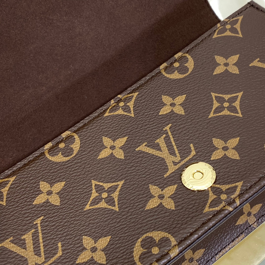 LV Lily Wallet On Chain Monogram Best Quality