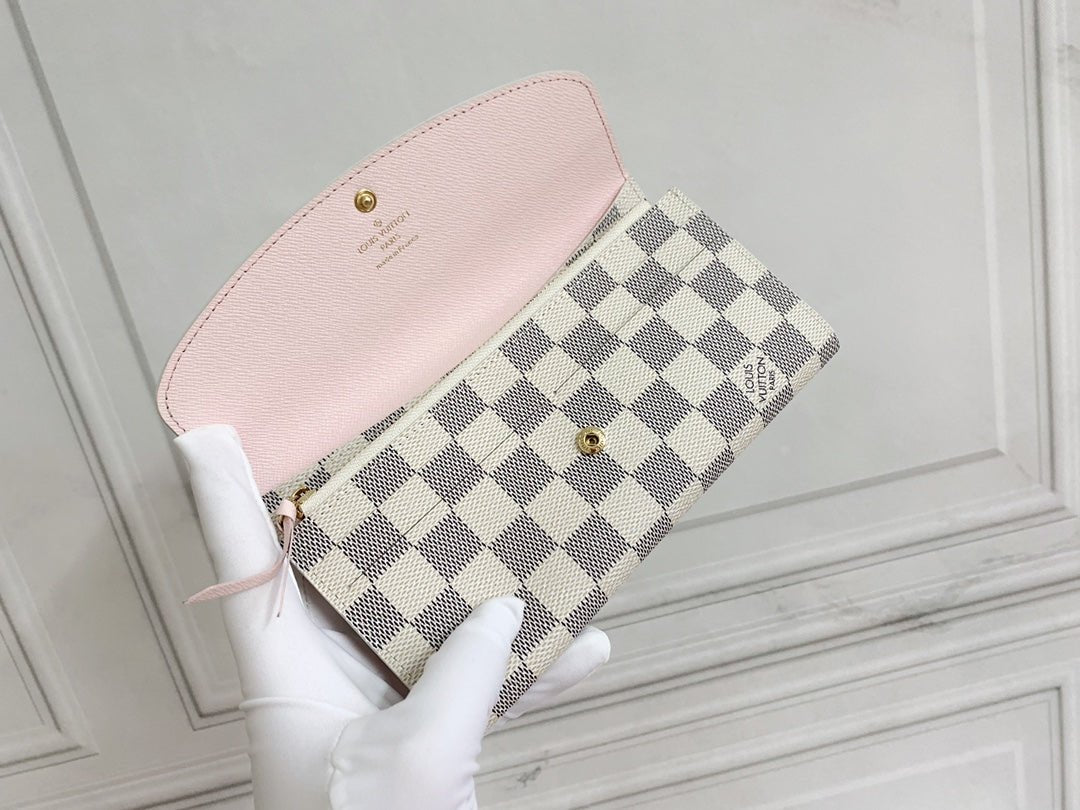 LV Wallet white-Pink - Rachellebags