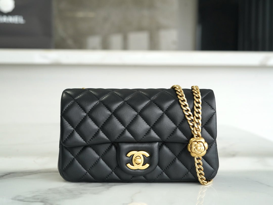 CHANEL, Bags, New 223 Chanel Mini Flap Bag W Top Handle