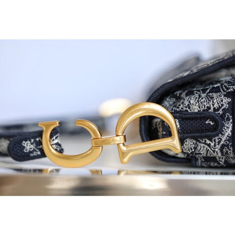 Dior Velvet Saddle Saddle Bag - Rachellebags
