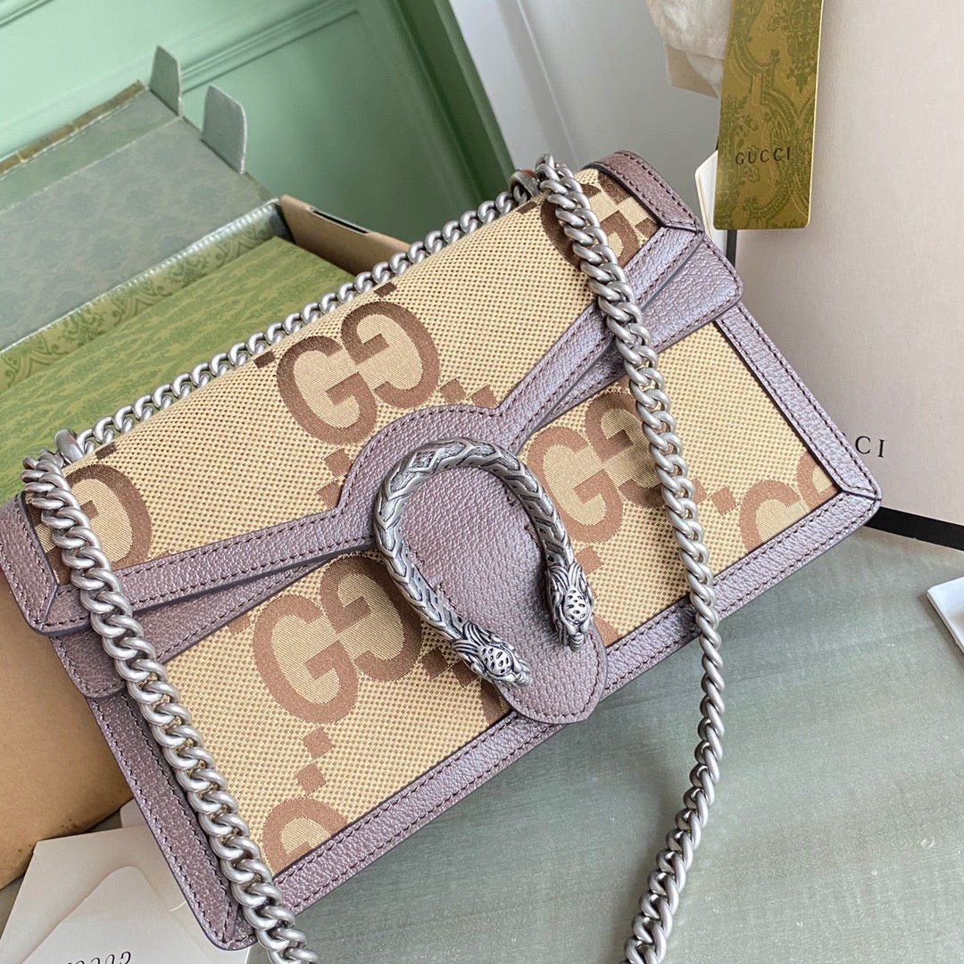 Gucci Dionysus Jumbo GG Print Shoulder Bag - Rachellebags