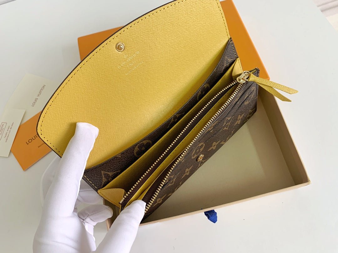 LV Wallet Yellow – Rachellebags